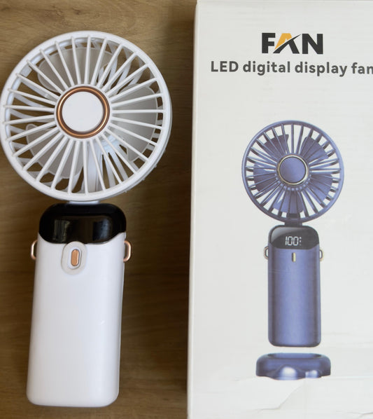 LED digital display fan