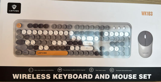 wirless keyboard and mouse set from lenyes